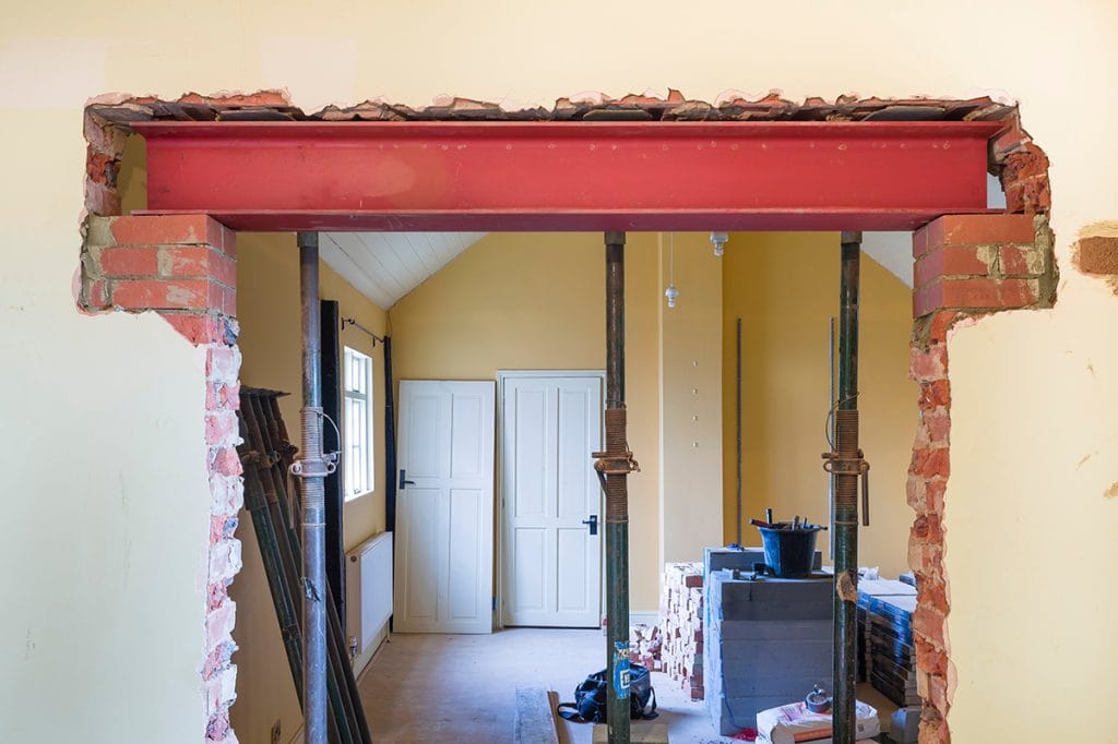 How to remove an internal wall