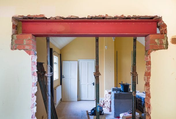 How to remove an internal wall